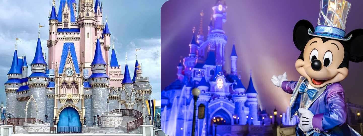 Disney World y Disneyland Paris: ¿son lo mismo?