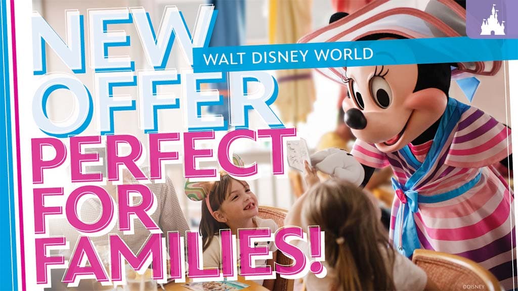 ¡Nueva promo comidas y tickets para familias en Walt Disney World 2024!